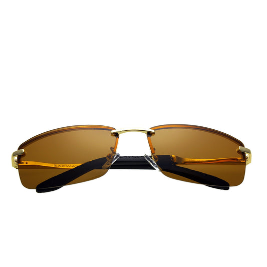 Hunta2696 - Spring Hinges Metal Predator Sunglasses For Men Women